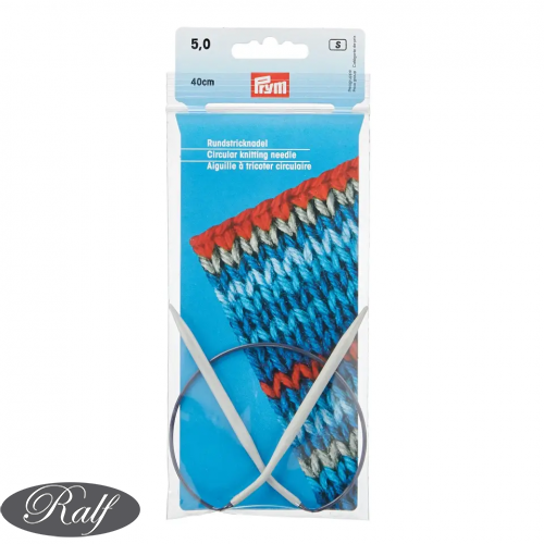 Andrele circulare aluminiu, 40 cm - 5,00 mm - Prym 211290